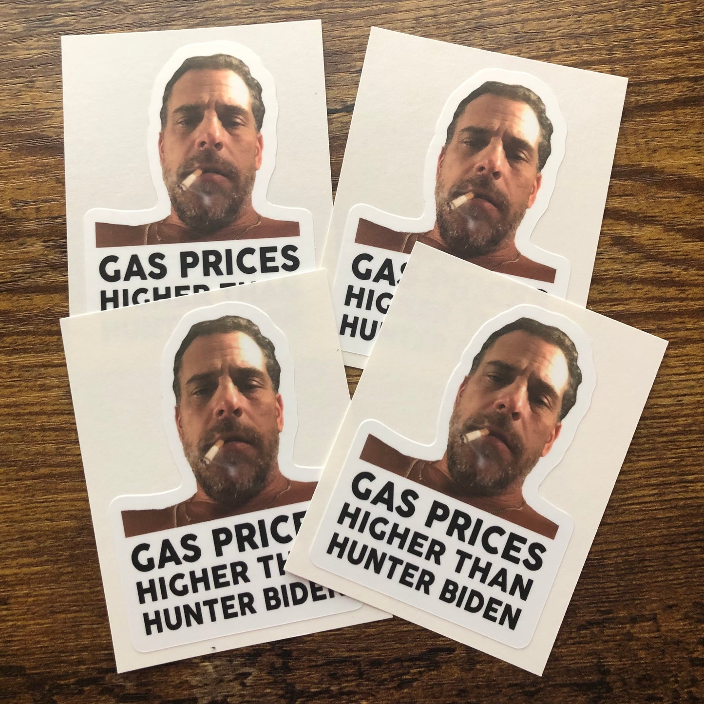 Hunter Biden Gas Pump Stickers