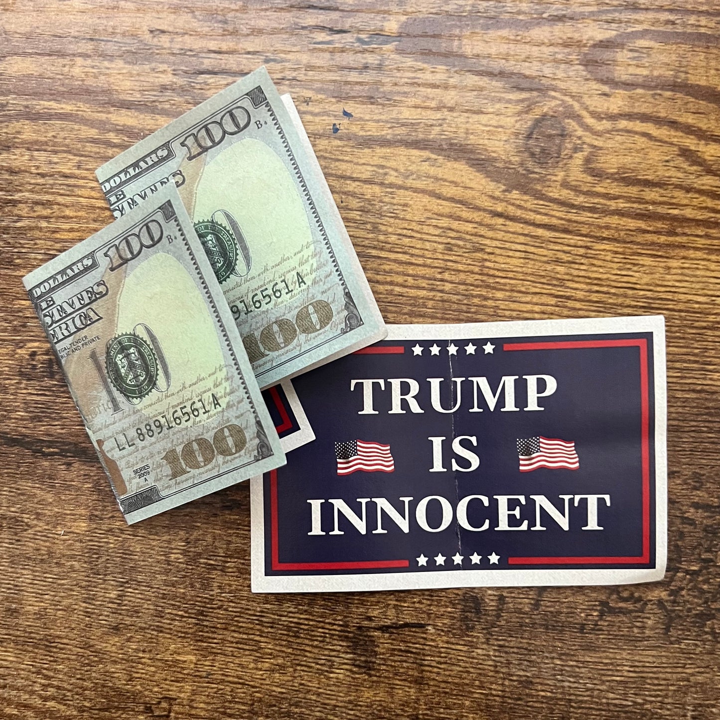 "Trump is Innocent" Bills