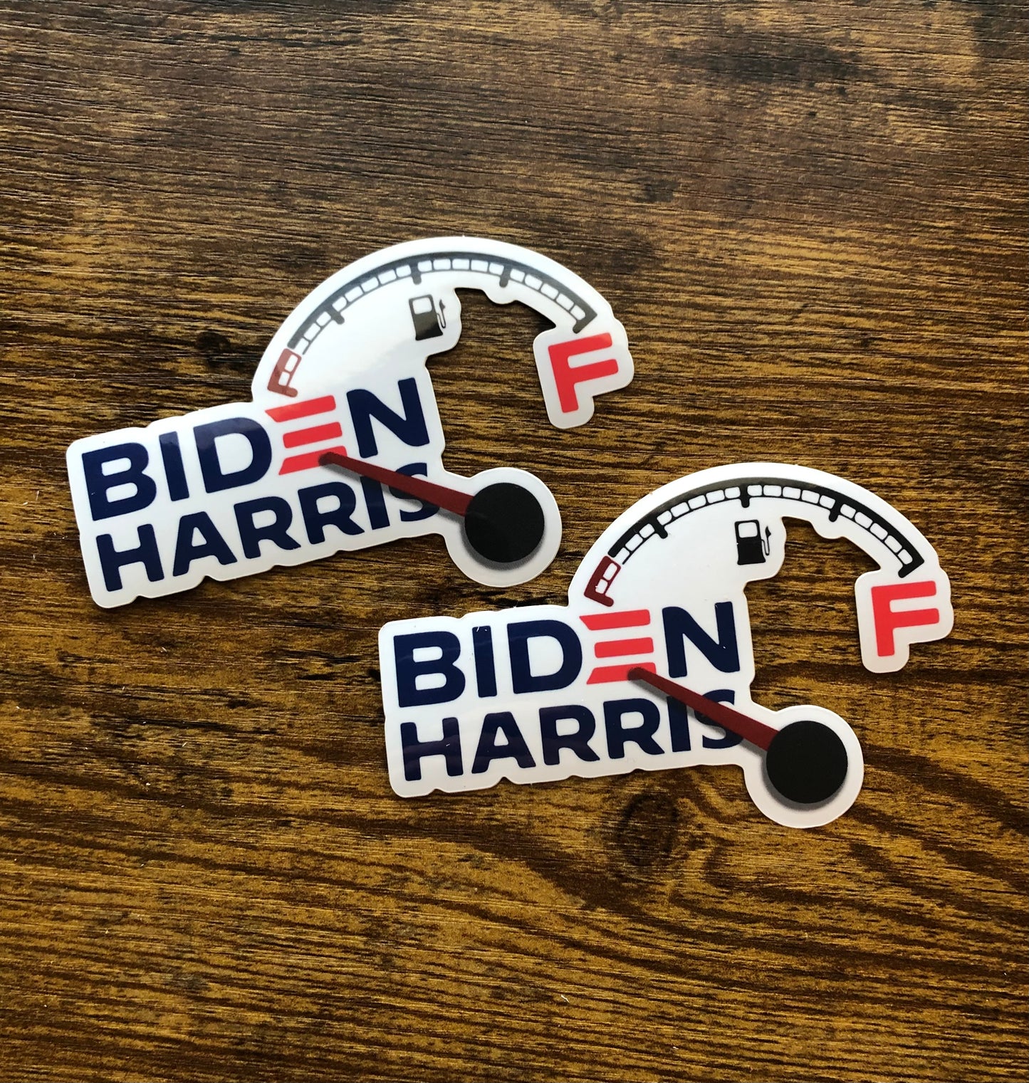 Biden Harris Gas Gauge Sticker