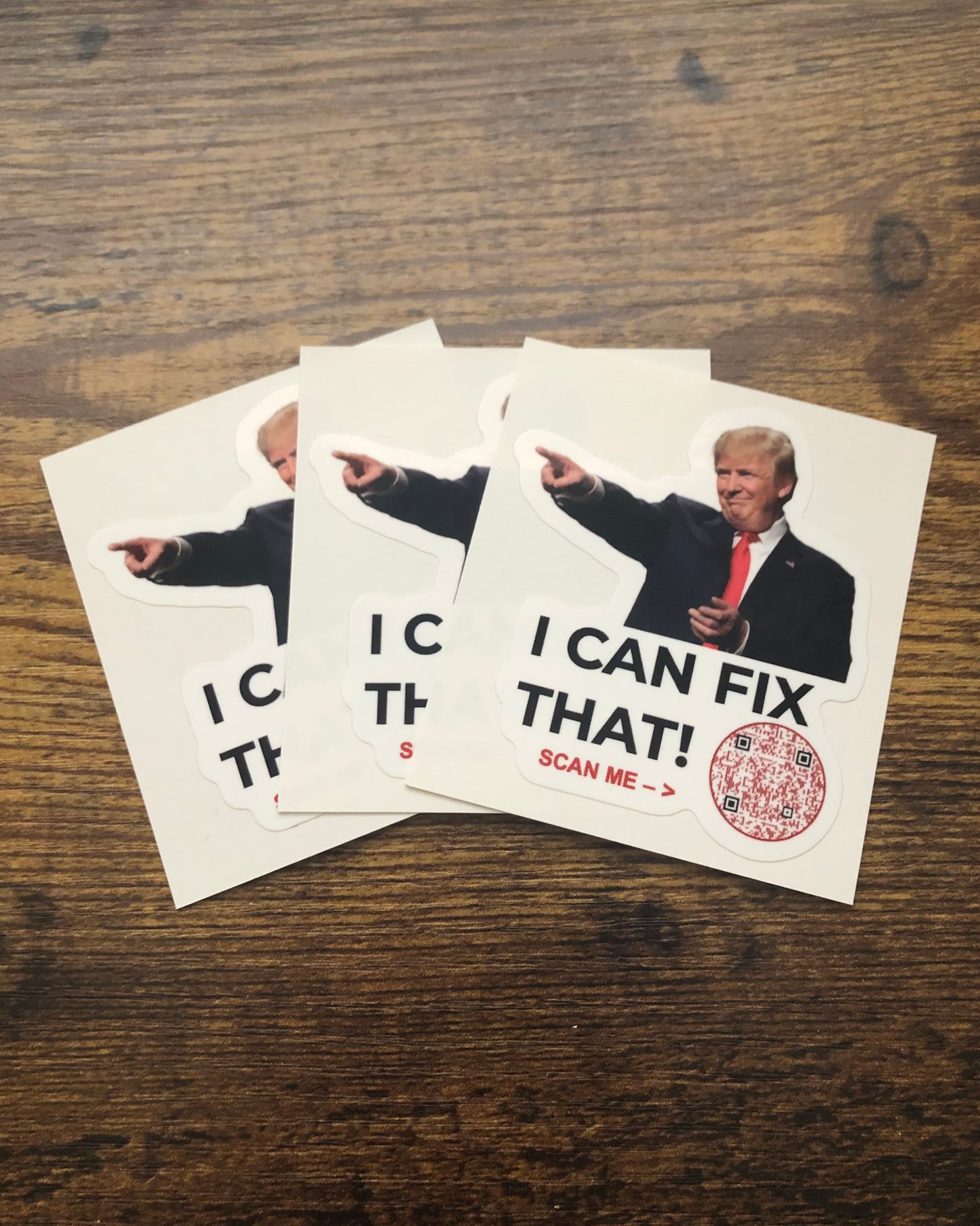 "I Can Fix That!" Scannable Stickers